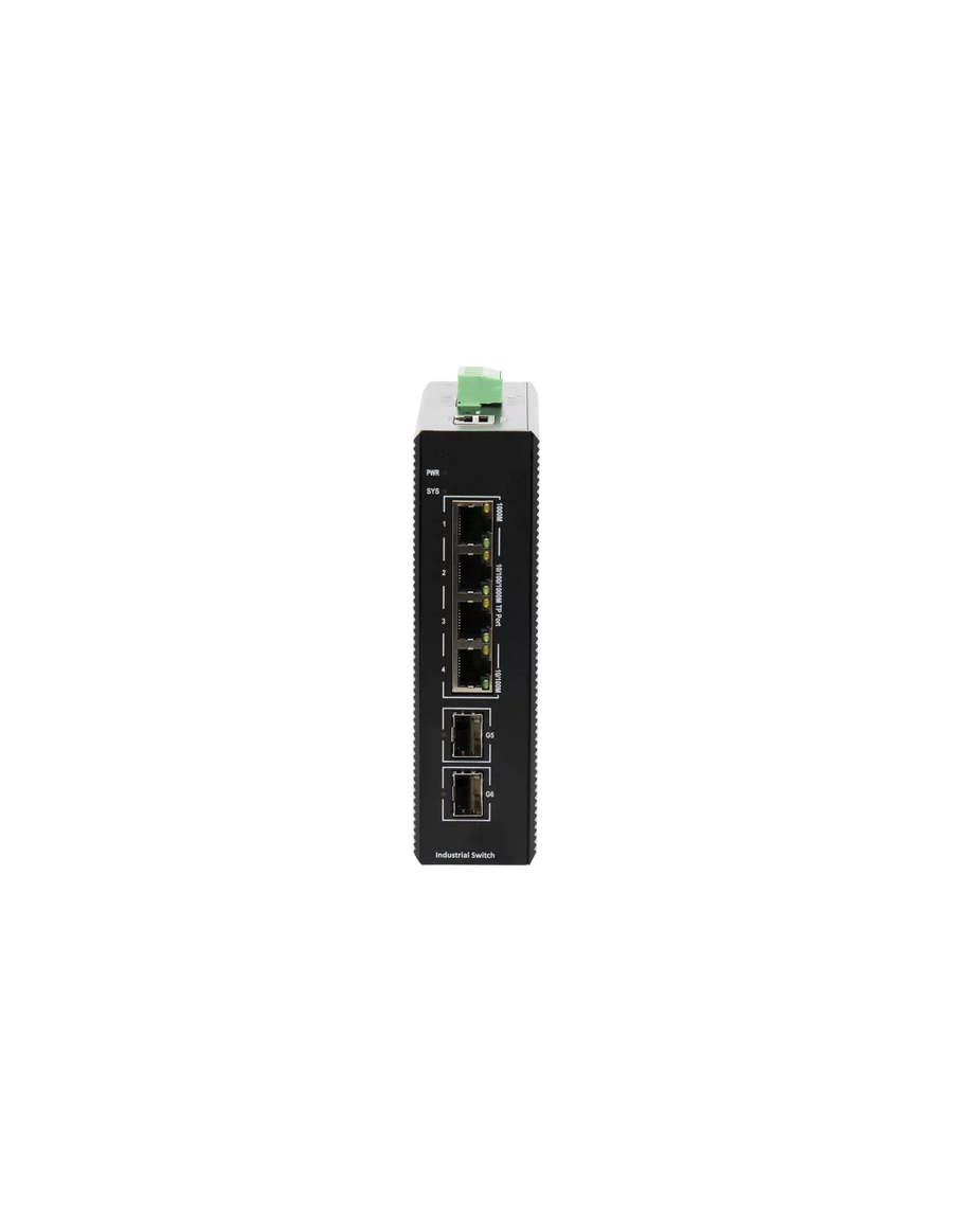BDCOM 4 Port Gigabit Industrial Switch With 2 SFP - Managed