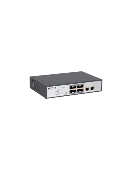 BDCOM Unmanaged 8-port Gigabit 120W POE switch, 8 POE ports, 2 GE TX ports
