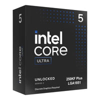 Intel Core Ultra 5 250KF Plus 18-Core LGA 1851 Processor 5.3GHz Turbo 30MB Cache 125W No Integrated Graphics