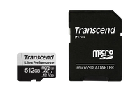 Transcend 340S 512GB microSDXC UHS-I U3 V30 A2 Memory Card 160/125 MB/s (Black)
