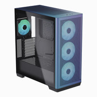 Aerocool APNX C1-R ChromaFlair Mid-Tower ATX Case 4x PWM ARGB Fans 360mm Radiator Support