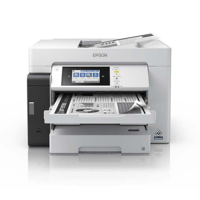 Epson 25ppm Mono A3+ Print Scan Copy Fax USB/USBHost Wi-Fi/Wi-FiDirect Ethernet AutoDuplexPrint&Scan ADF incl 1 ink
