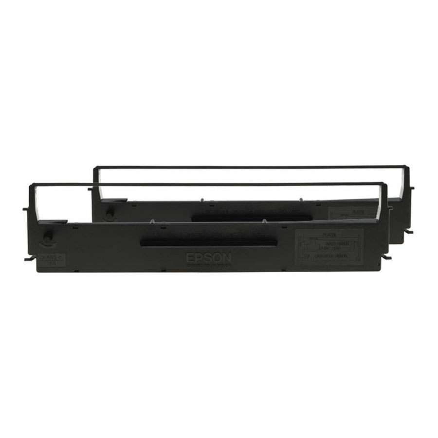 Epson Black Ribbon LQ-350/300+ Twin Pack 2.5 Million Characters