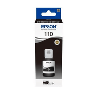 Epson 110 EcoTank Pigment Black Ink Bottle 120ml 6000 Pages for M-Series