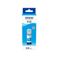 Epson 112 Ecotank Cyan Ink Bottle 70ml, 6000 Pages