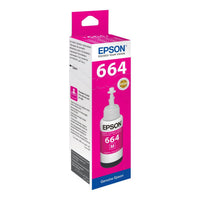 Epson T6643 EcoTank Magenta Ink Bottle 70ml for L-Series Printers