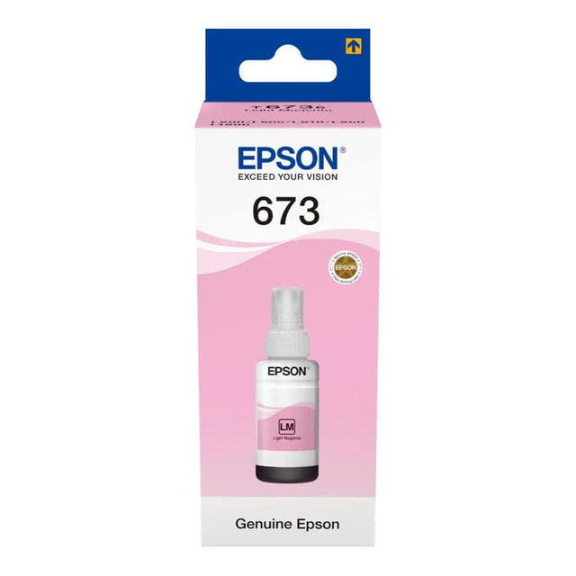 Epson 673 Ink Bottles Light Magenta 70ml EcoTank L800 /810/850 /1800
