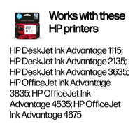 HP 652 Black Original Ink Advantage Cartridge ~360 pgs