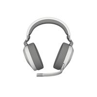 Corsair HS65 Wireless Premium Gaming Headset 50mm Drivers Omnidirectional Mic (White)