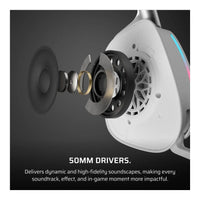 Corsair Void v2 Wireless Gaming Headset White Dolby Atmos 70H Battery