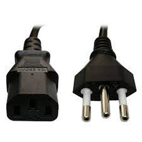 Power Cord South Africa Plug to IEC C13 10A