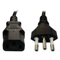 Power Cord South Africa Plug to IEC C13 10A