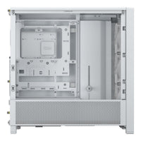 Corsair 4000D RS Mid-Tower ATX PC Case White 3x RS Fans Included 360mm Radiator Support