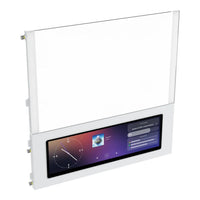 Corsair Frame 4000D LCD RS ARGB Mid-Tower PC Case White 14.5-inch LCD Touchscreen 4 RS120 Fans Dual 360mm Radiator