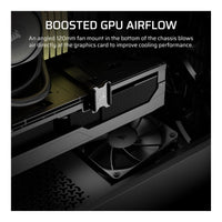 Corsair 3200D RS Mid-Tower PC Case Black 3x RS120 Fans 375mm GPU Clearance 360mm Radiator