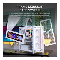 Corsair Frame 4000D RS Wood Modular Mid-Tower PC Case Oak Natural Wood Front Panel 4 RS120 Fans Dual 360mm Radiator