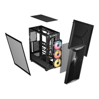 Corsair 3200D RS ARGB Mid-Tower PC Case Black 3x RS120 ARGB Fans 375mm GPU Clearance 360mm Radiator
