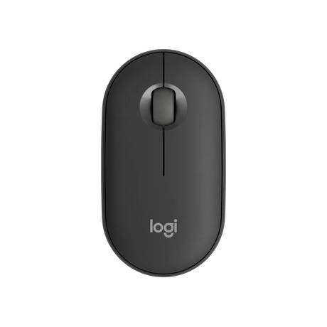 Logitech Pebble Mouse 2 M350s Wireless Ambidextrous Mouse Graphite Bluetooth RF