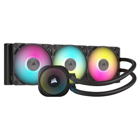 Corsair iCUE LINK TITAN RX RGB 360mm AIO Liquid CPU Cooler 3x 120mm Fans (Black)