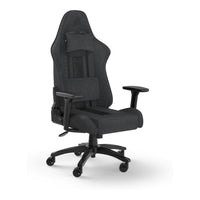 Corsair TC100 RELAXED Gaming Chair Black Grey Soft Fabric