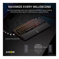 Corsair Vanguard Pro 96 Hall Effect Gaming Keyboard MGX Hyperdrive Switches 8000Hz LCD Screen NA Layout