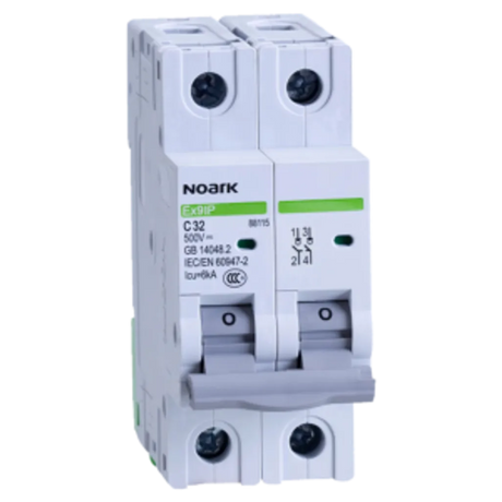 Chint EX9IP 2-Pole 63A Solar PV DC Circuit Breaker 500V