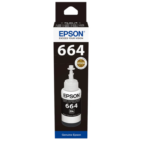 Epson 664 Black EcoTank Ink Bottle 70ml