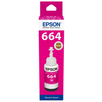 Epson T6643 EcoTank Magenta Ink Bottle 70ml for L-Series Printers