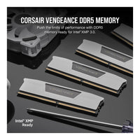 Corsair Vengeance 32GB DDR5-6400 Desktop Memory Kit 2x16GB CL36 AMD EXPO Intel XMP White
