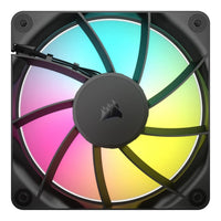 Corsair RS120 ARGB 120mm PWM Case Fan 3-Pack 420-2100 RPM 72.8 CFM (Black)