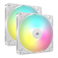 Corsair RS140 ARGB 140mm PWM Case Fan White Dual Pack