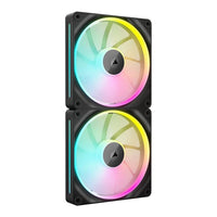 Corsair iCUE LINK LX140 RGB 140mm PWM Case Fan Black Dual Pack