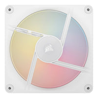 Corsair iCUE LINK LX140-R RGB 140mm PWM Reverse Fan 480-2000 RPM Magnetic Dome Bearing (White)