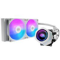 Cooler Master MasterLiquid Core NEX 240 AiO CPU Cooler White ARGB Dual 120mm Fans LGA1851 AM5