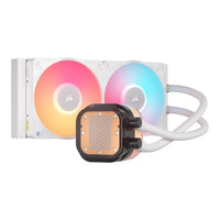 Corsair iCUE LINK TITAN 240 RX LCD 240mm AIO Liquid CPU Cooler 2x 120mm Fans LCD Display (White)