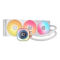 Corsair iCUE LINK TITAN 360 RX LCD AIO Liquid CPU Cooler 360mm 3x 120mm Fans LGA1851 AM5 (White)