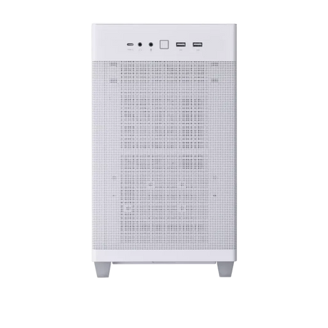 ASUS Prime AP201 Micro-ATX PC Case White Tempered Glass 360mm Radiator Support Tool-Free Panels