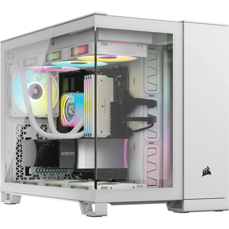 Corsair 2500X Midi-Tower ATX PC Case White Tempered Glass