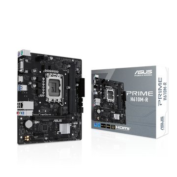 ASUS Prime H610M-R-SI Intel LGA 1700 Micro-ATX Motherboard DDR5 PCIe 4.0 M.2 Gigabit Ethernet