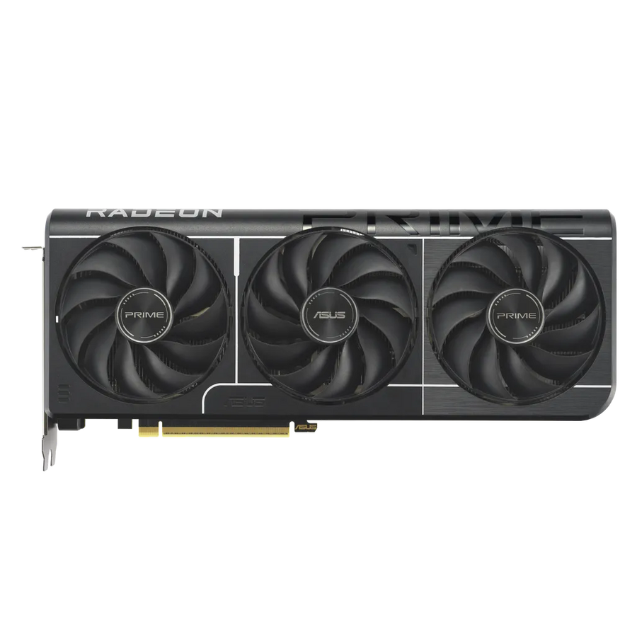 ASUS Prime Radeon RX 9060 XT OC Edition 16GB GDDR6 128-bit PCIe 5.0 Triple-Fan Graphics Card