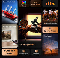 Hisense 75-inch 4K UHD Smart TV DVB-T2 DVB-S2 Wi-Fi Ethernet Black