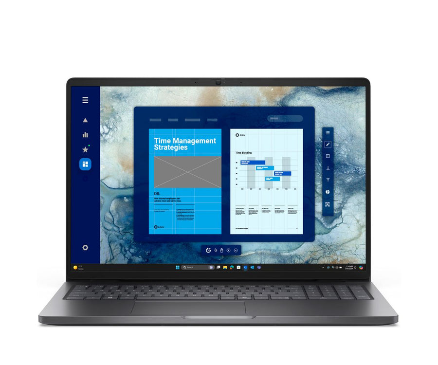 Dell Pro 16|U5 235U|16GB|512GB SSD|FgrPr|W11 Pro|FHD IR Cam & Mic|WLAN + BT|16.0" FHD+|Backlit Kb|3 Cell|vPro ProSupport and Next Business Day Onsite Service 36 Months