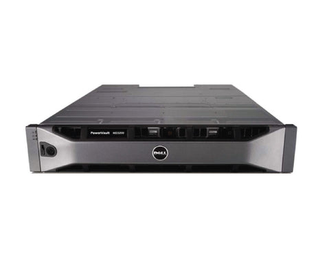 Dell PowerVault MD3200i Storage Array Dual 4-Port iSCSI Controllers 600W Redundant PSU Rack Rails 3-Year ProSupport
