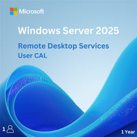 Windows Server 2025 Remote Desktop Services 1 User CAL - Perpetual License