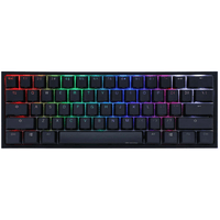Ducky One 2 Pro 60% Mechanical Keyboard RGB PBT Cherry Black
