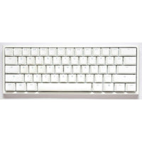 Ducky One 2 Pro 60% Mechanical Keyboard RGB PBT Pure White Cherry Silver