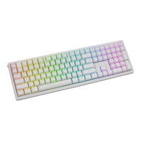 Ducky Zero 6108 100% Wireless Mechanical Keyboard RGB USB 2.4GHz Bluetooth White Cherry MX2A Brown