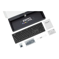 Ducky Zero 6108 100% Wireless Mechanical Keyboard RGB USB 2.4GHz Bluetooth White Cherry MX2A Speed Silver