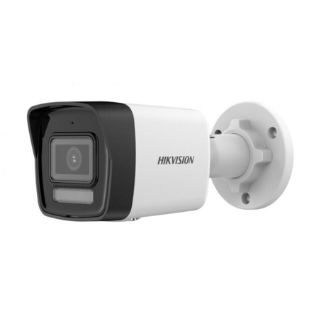 Hikvision 4 MP Outdoor WDR Fixed Smart Hybrid Light Bullet Network Camera 4mm, with Built-in Microphone