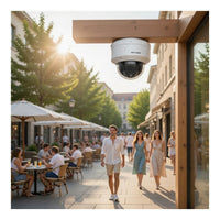 Hikvision 8MP Acusense Fixed Dome Network Camera, 2.8mm, Built-in Microphone, IP67, IK10, IR up to 30m